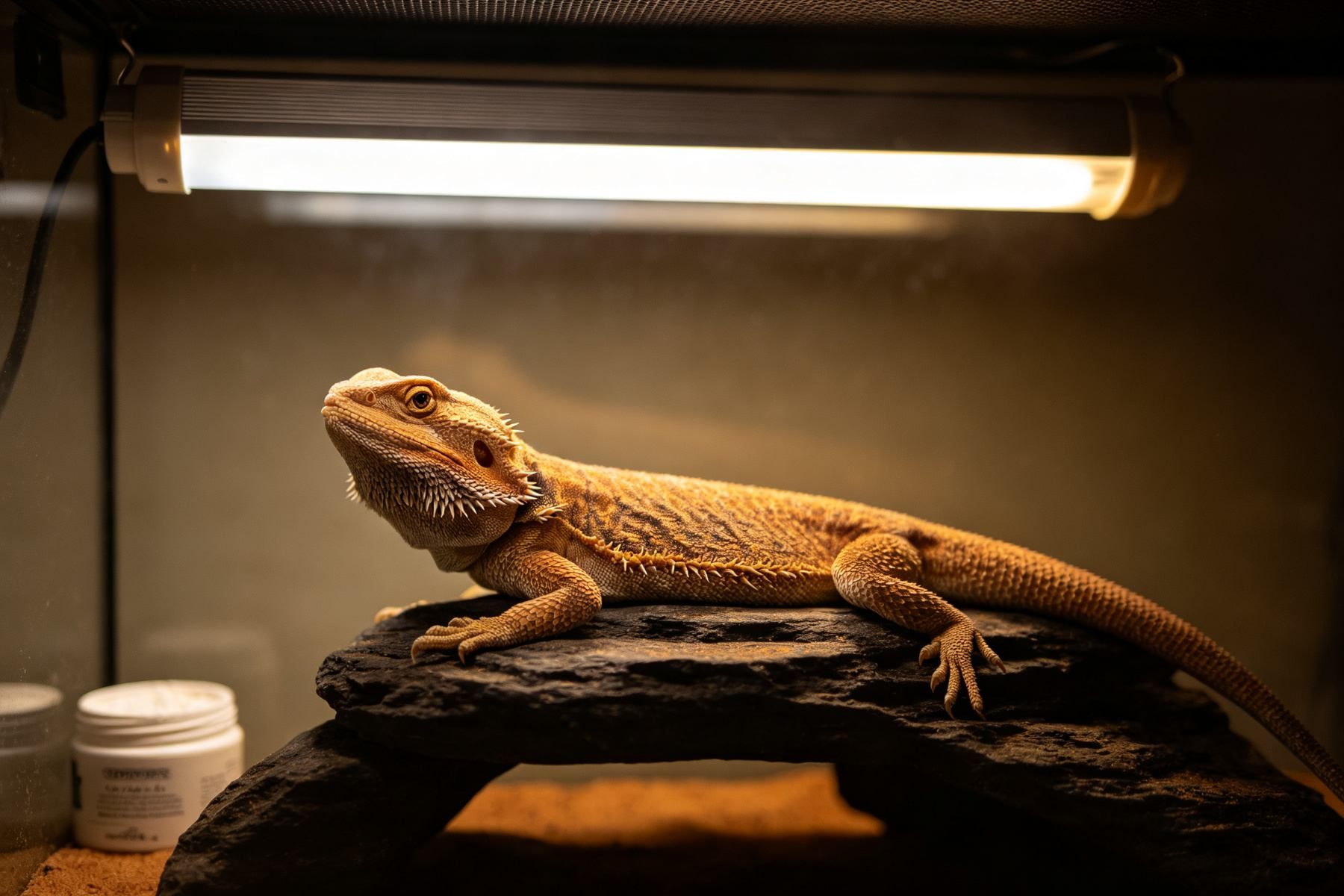 Bearded dragon UVB lamp guide